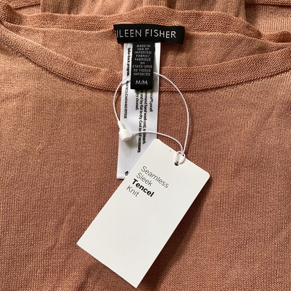 Eileen Fisher Seamless Sleek Tercel Top, M, NWT